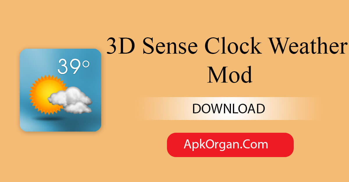 3D Sense Clock Weather Mod