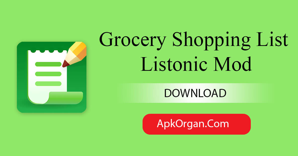 Grocery Shopping List Listonic Mod
