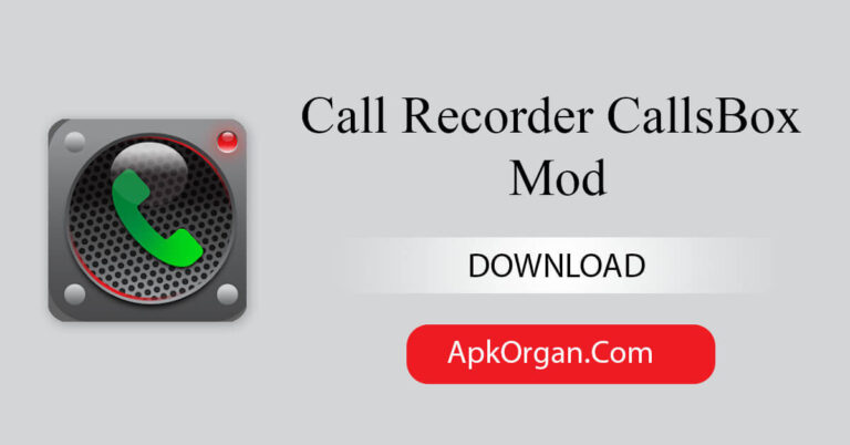 Call Recorder CallsBox Mod