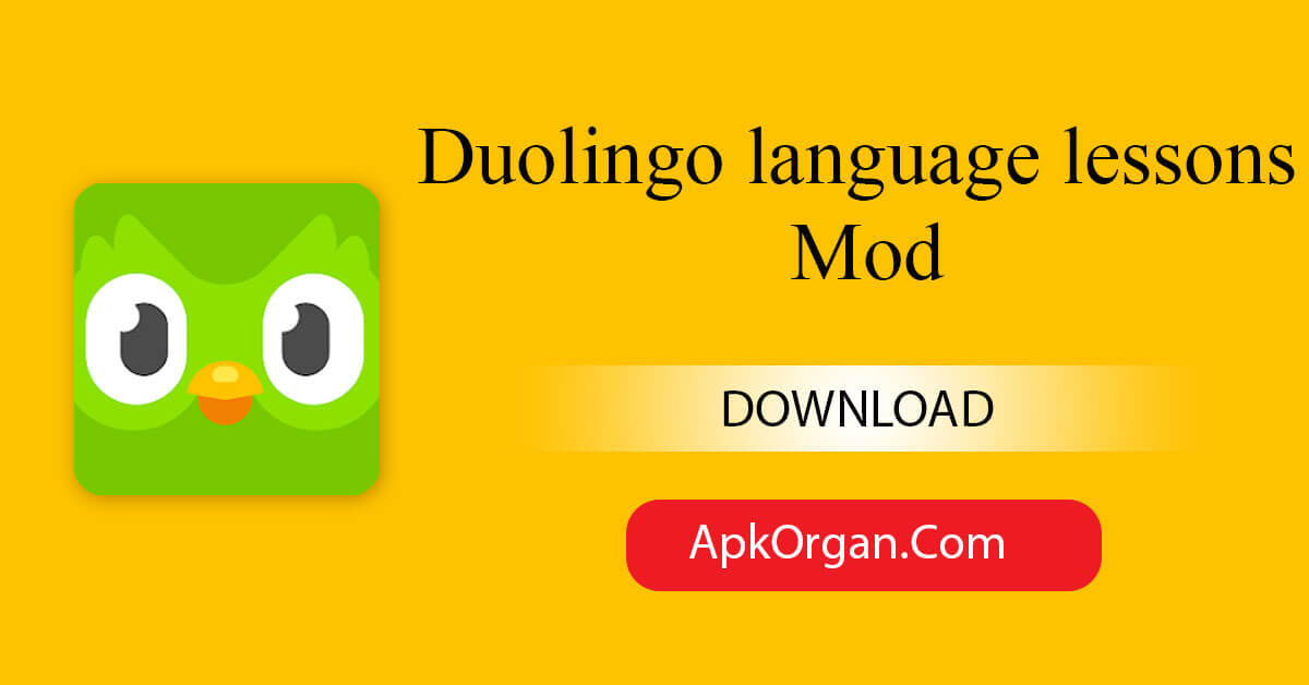 Duolingo language lessons Mod