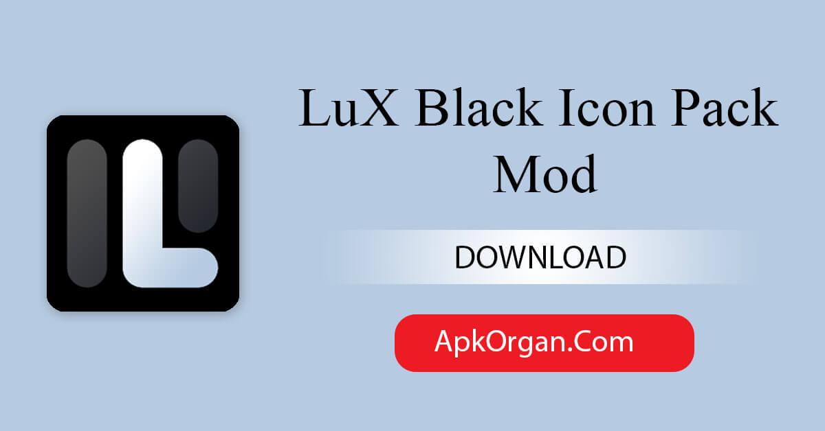 LuX Black Icon Pack Mod