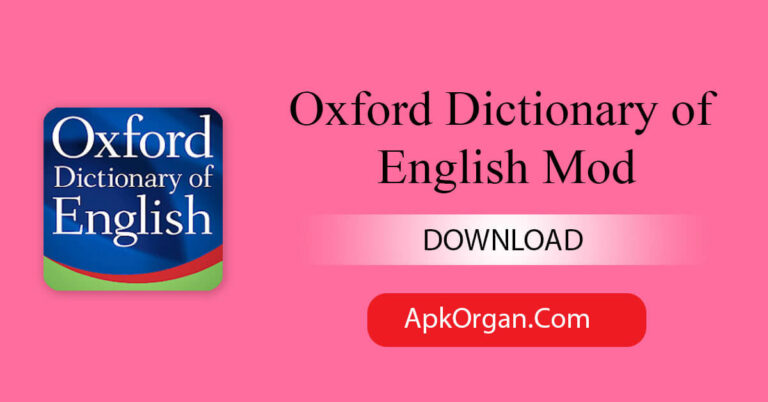 Oxford Dictionary of English Mod