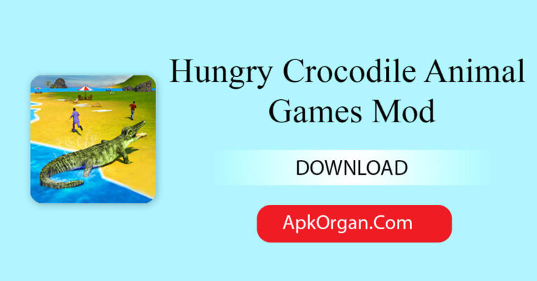 Hungry Crocodile Animal Games Mod