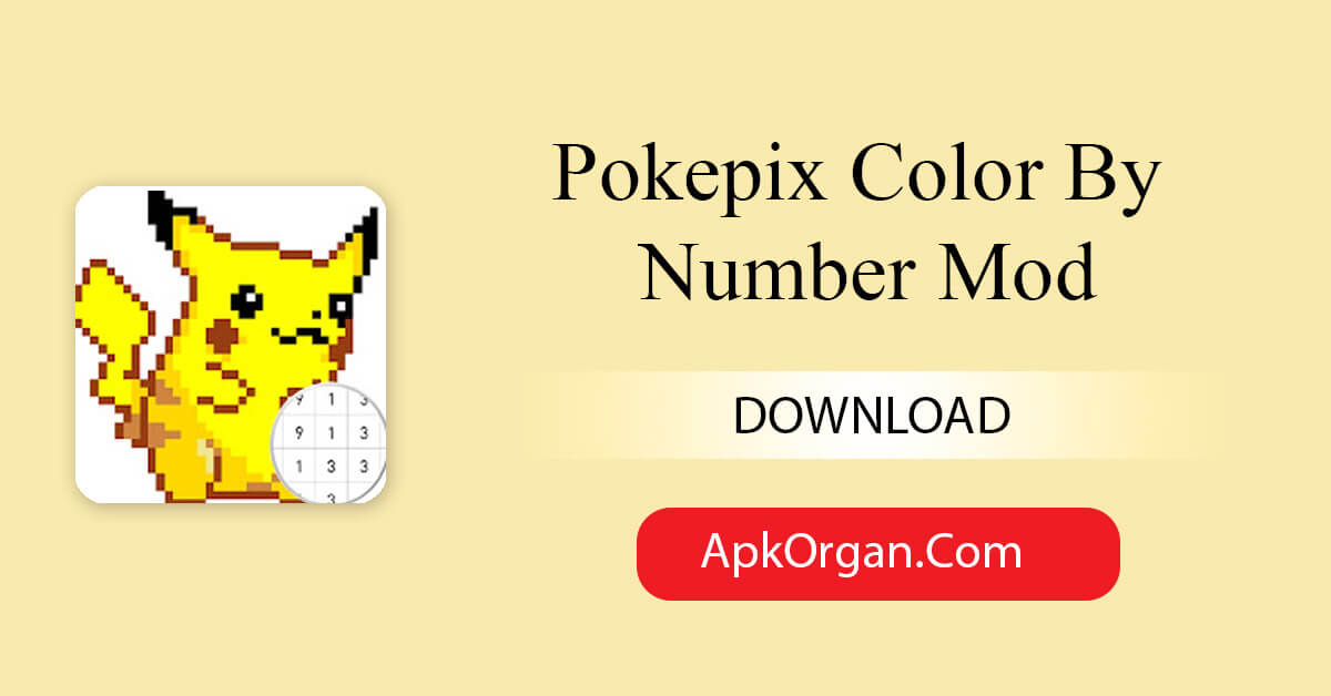 Pokepix Color By Number Mod