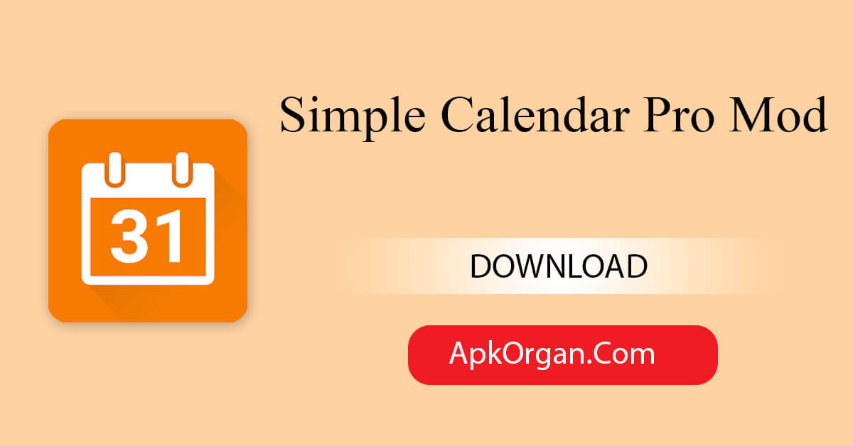 Simple Calendar Pro Mod