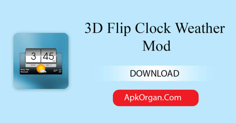 3D Flip Clock Weather Mod