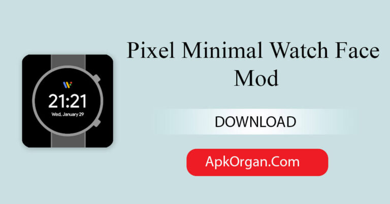 Pixel Minimal Watch Face Mod