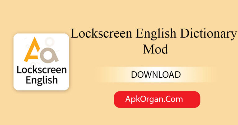 Lockscreen English Dictionary Mod