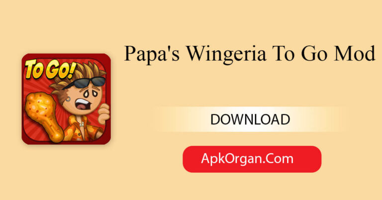Papa's Wingeria To Go Mod